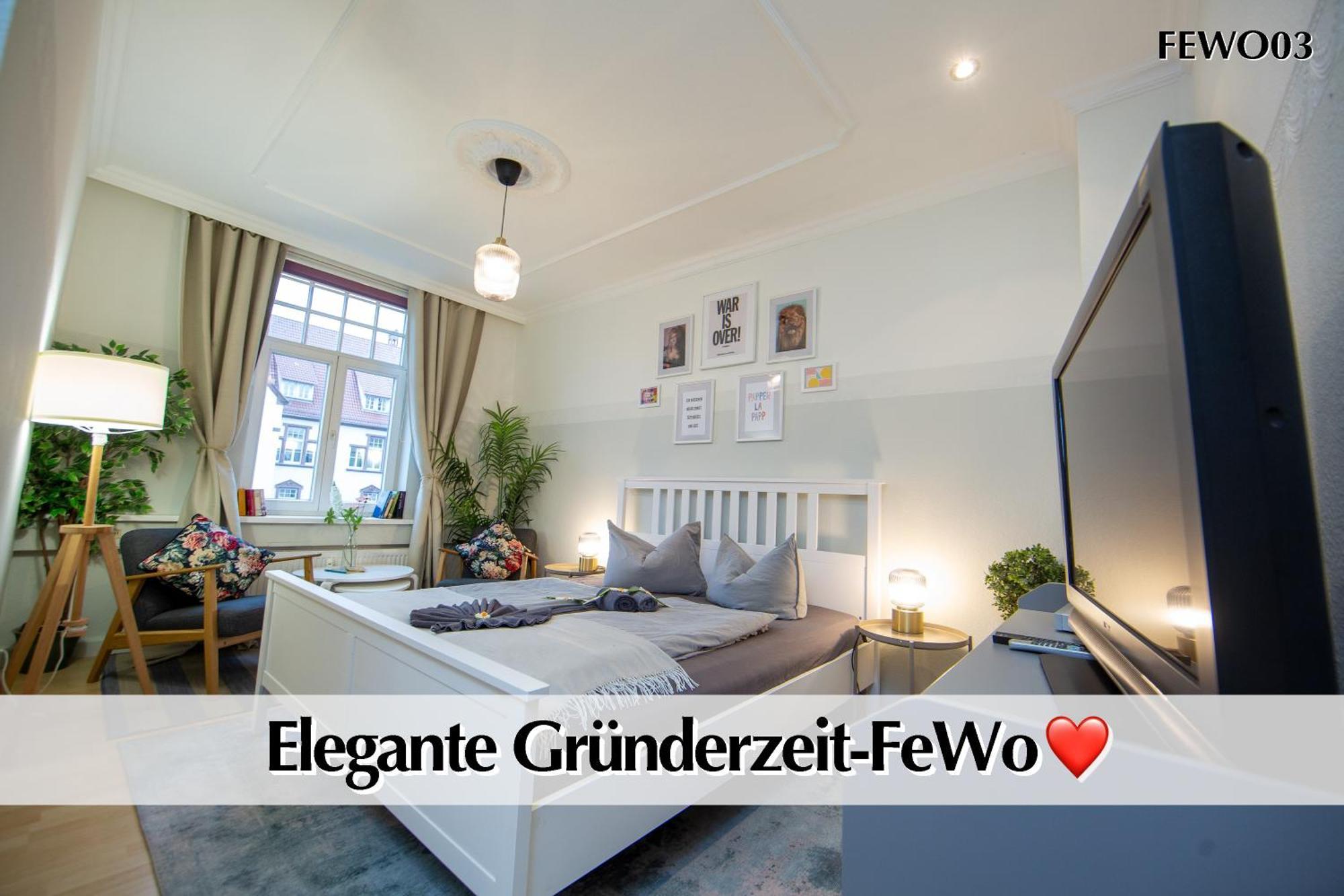 ארפורט 12 Fewos Im Jugendstilhaus Mit Aufzug, Terrasse, Kingsize-Bett, Smart-Tv, Etc מראה חיצוני תמונה