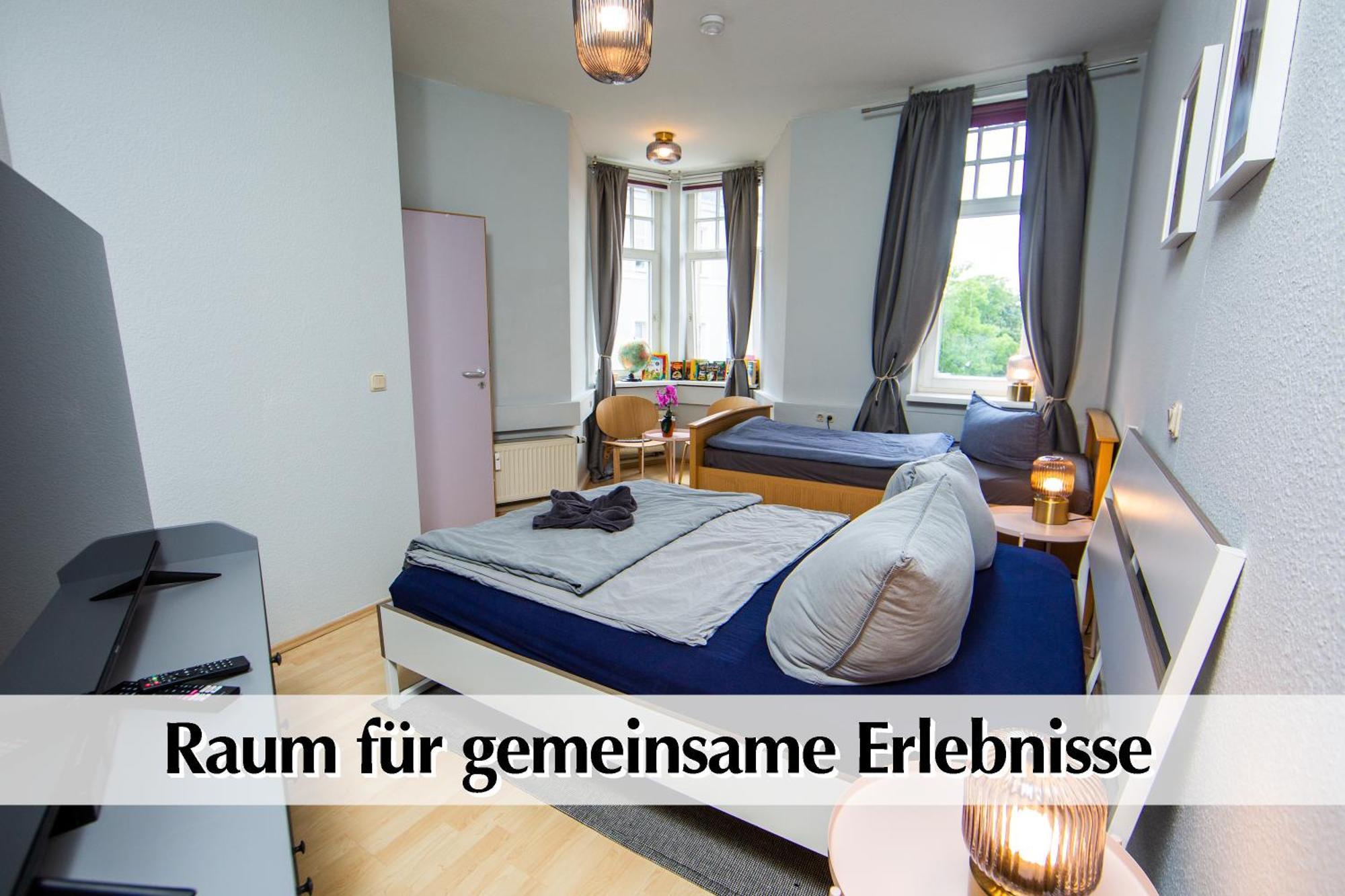 ארפורט 12 Fewos Im Jugendstilhaus Mit Aufzug, Terrasse, Kingsize-Bett, Smart-Tv, Etc חדר תמונה
