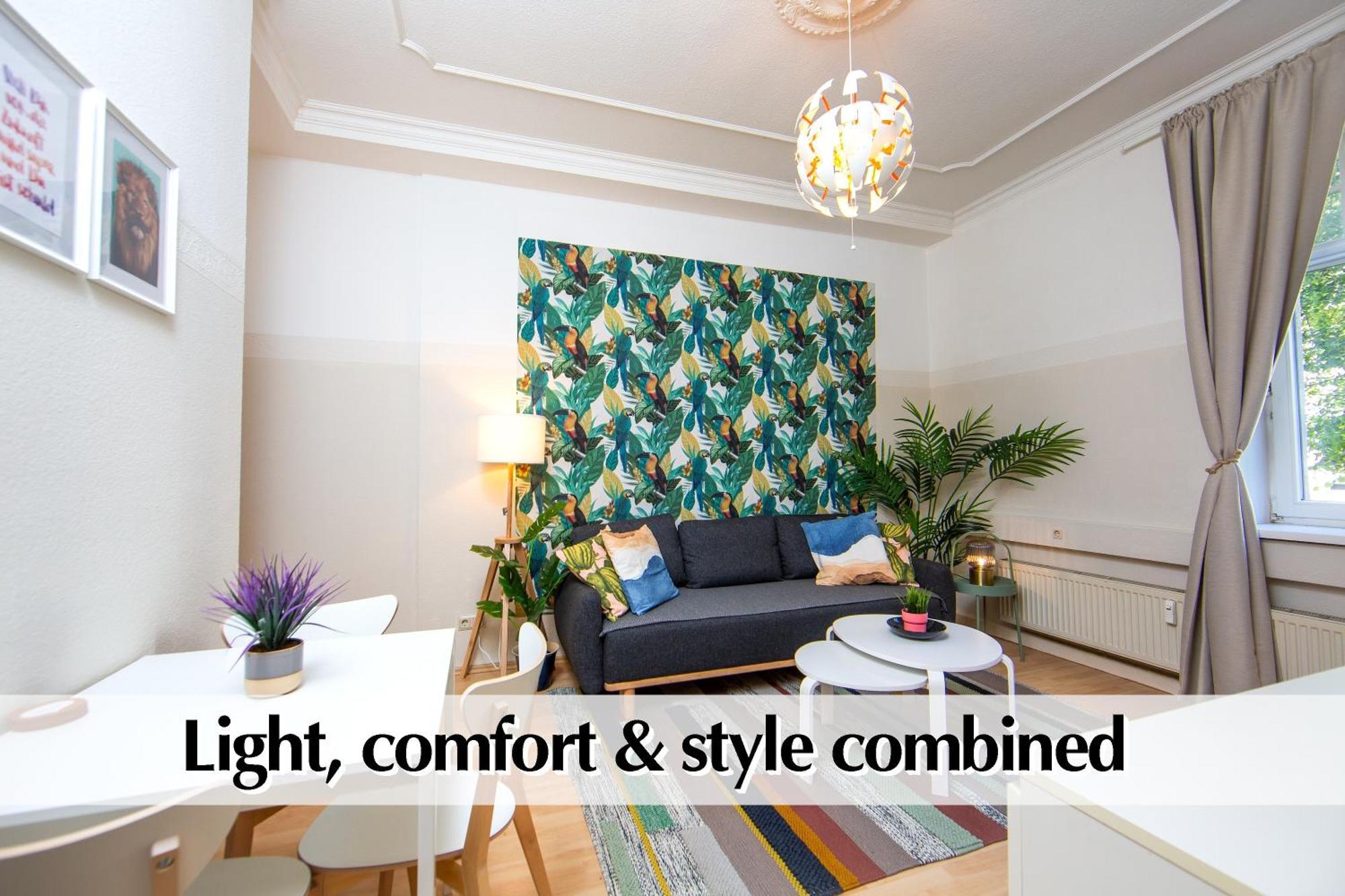 ארפורט 12 Fewos Im Jugendstilhaus Mit Aufzug, Terrasse, Kingsize-Bett, Smart-Tv, Etc חדר תמונה