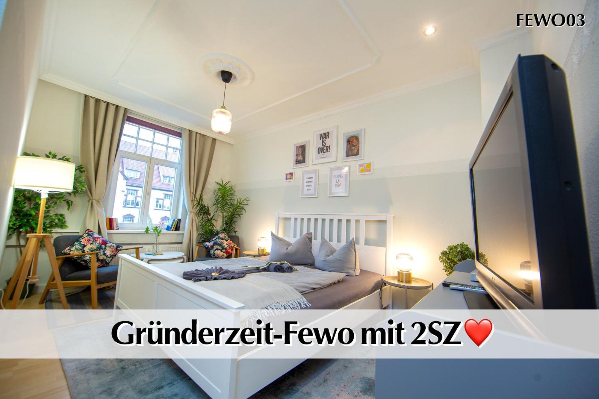 ארפורט 12 Fewos Im Jugendstilhaus Mit Aufzug, Terrasse, Kingsize-Bett, Smart-Tv, Etc מראה חיצוני תמונה