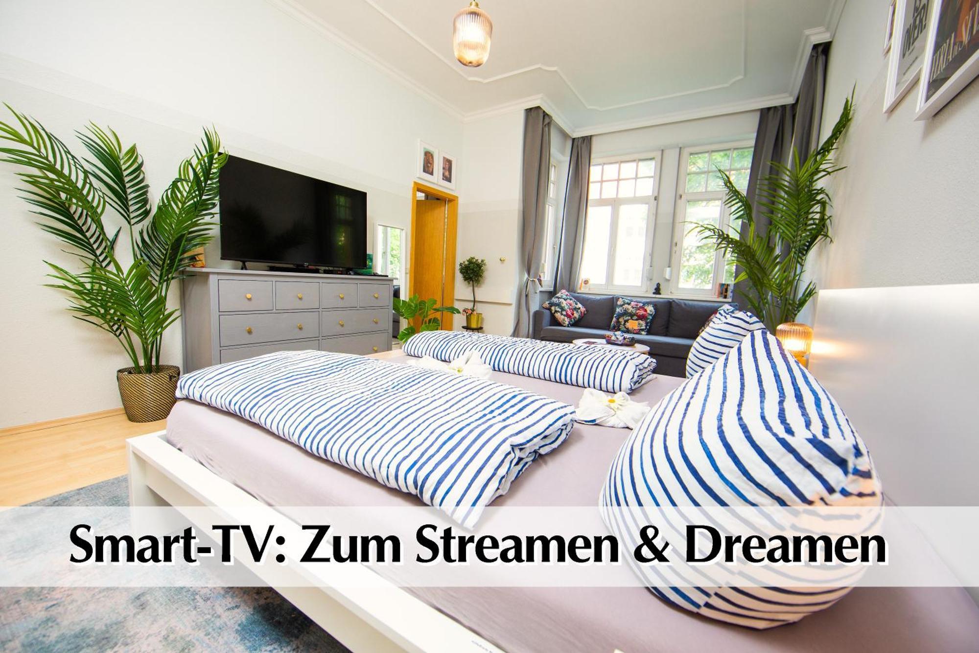 ארפורט 12 Fewos Im Jugendstilhaus Mit Aufzug, Terrasse, Kingsize-Bett, Smart-Tv, Etc חדר תמונה
